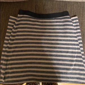 Long Striped Skirt
